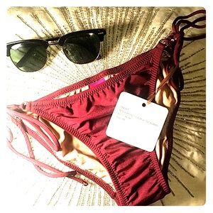 Lisa Curran Shimmer String Bottoms- S + XS